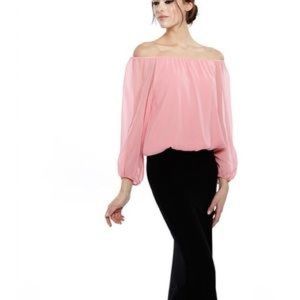 ALICE + OLIVIA | Alta Peasant Silk Blouse